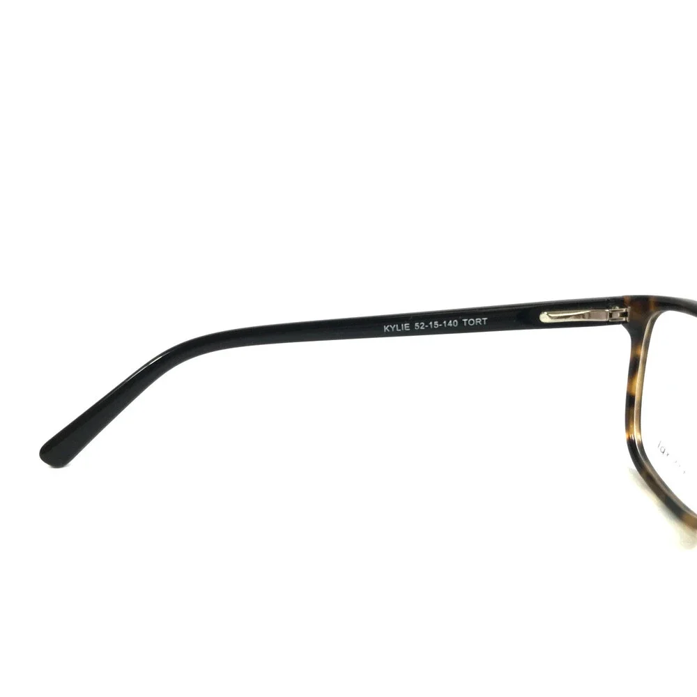 Success Eyeglasses Frames KYLIE TORT Tortoise Black Cat Eye Full Rim 52-15-140
